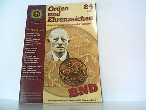 Orden und ehrenzeichen - und, heft
