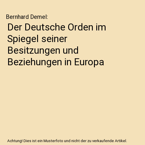 Der deutsche orden spiegel - der,