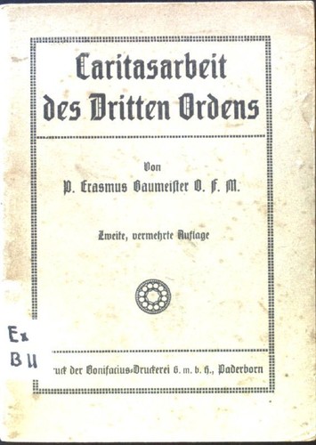 Caritasarbeit des dritten - des,